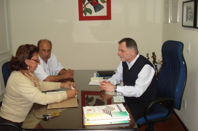 Visita da prefeita de Pacaembu